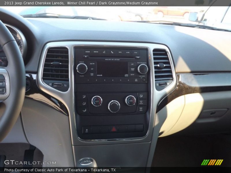Winter Chill Pearl / Dark Graystone/Medium Graystone 2013 Jeep Grand Cherokee Laredo