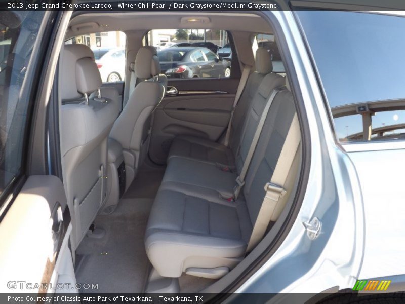 Winter Chill Pearl / Dark Graystone/Medium Graystone 2013 Jeep Grand Cherokee Laredo