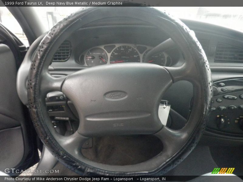 Deep Navy Blue Metallic / Medium Graphite 1999 Ford Taurus LX