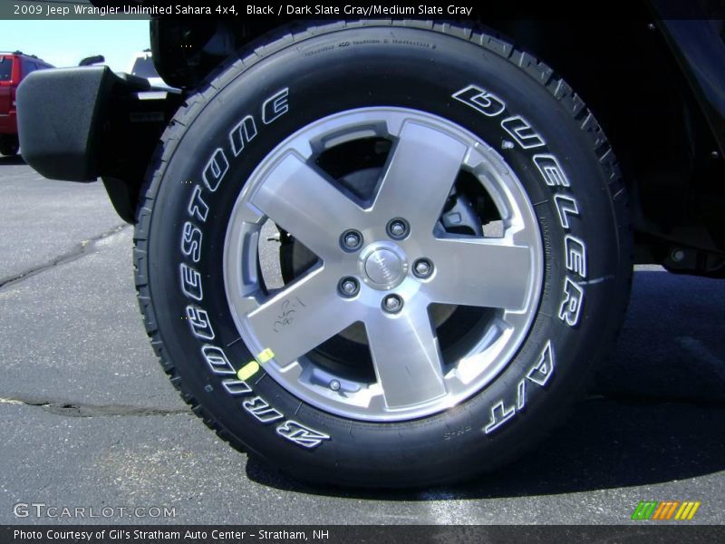 Black / Dark Slate Gray/Medium Slate Gray 2009 Jeep Wrangler Unlimited Sahara 4x4