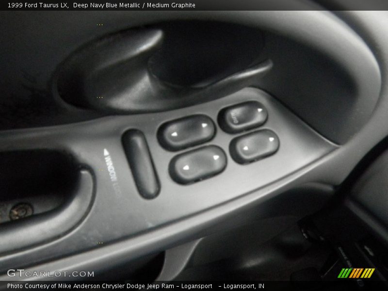 Deep Navy Blue Metallic / Medium Graphite 1999 Ford Taurus LX