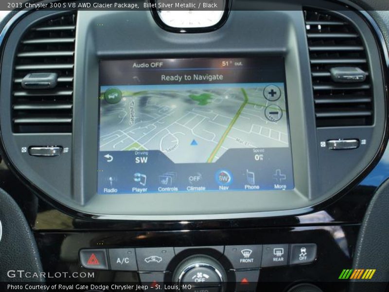Navigation of 2013 300 S V8 AWD Glacier Package