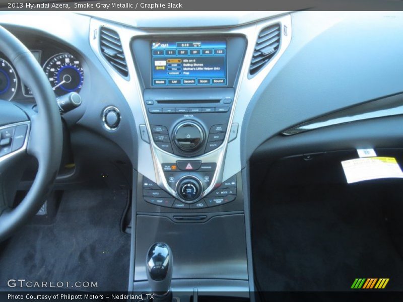 Controls of 2013 Azera 