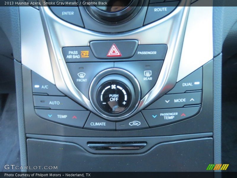 Controls of 2013 Azera 