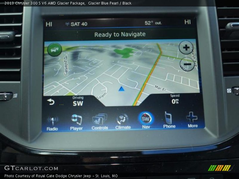 Navigation of 2013 300 S V6 AWD Glacier Package