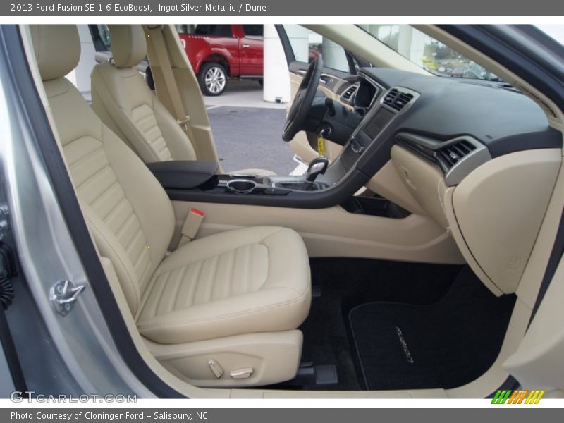 Ingot Silver Metallic / Dune 2013 Ford Fusion SE 1.6 EcoBoost