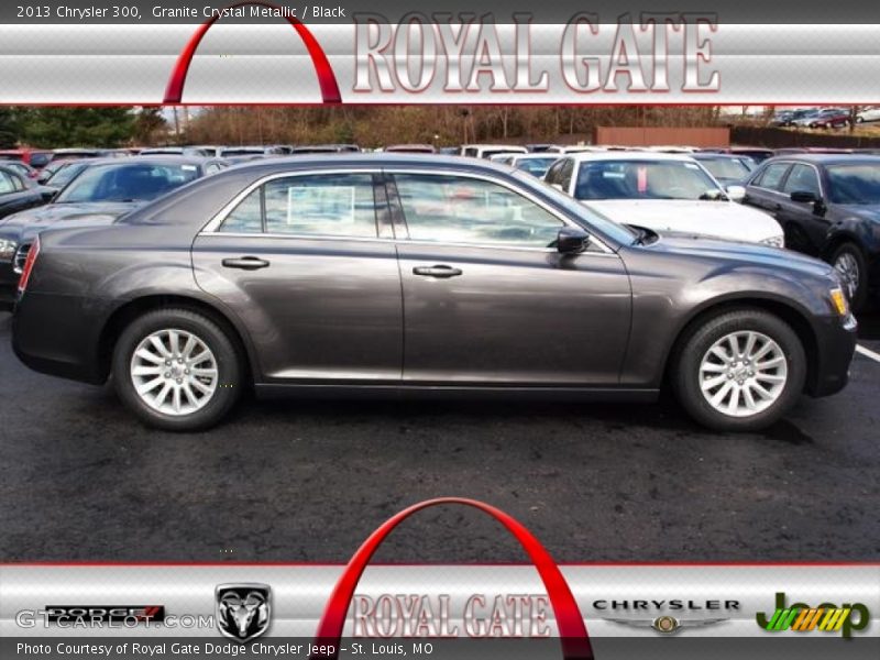 Granite Crystal Metallic / Black 2013 Chrysler 300