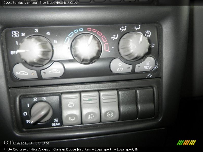 Blue Black Metallic / Gray 2001 Pontiac Montana