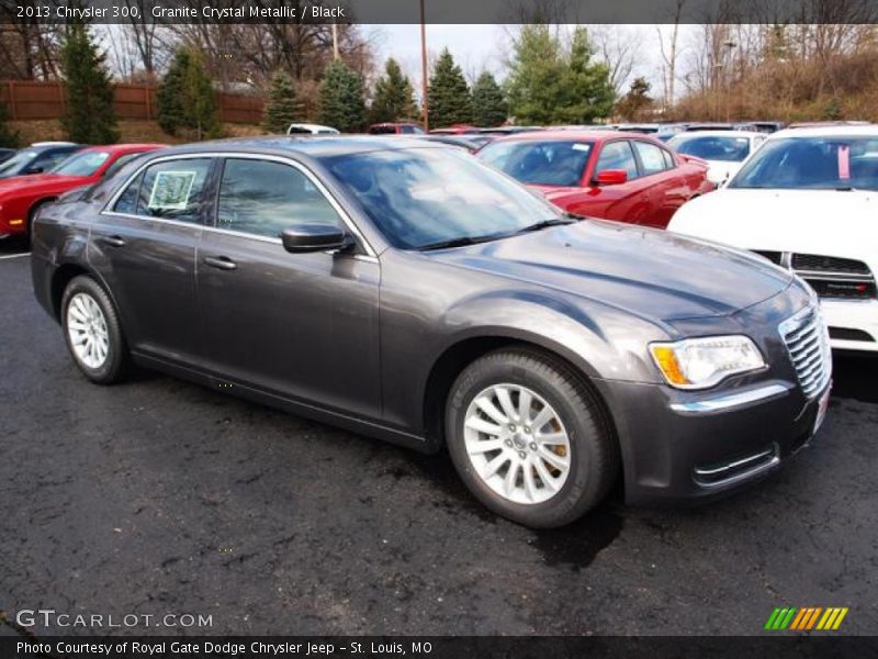 Granite Crystal Metallic / Black 2013 Chrysler 300