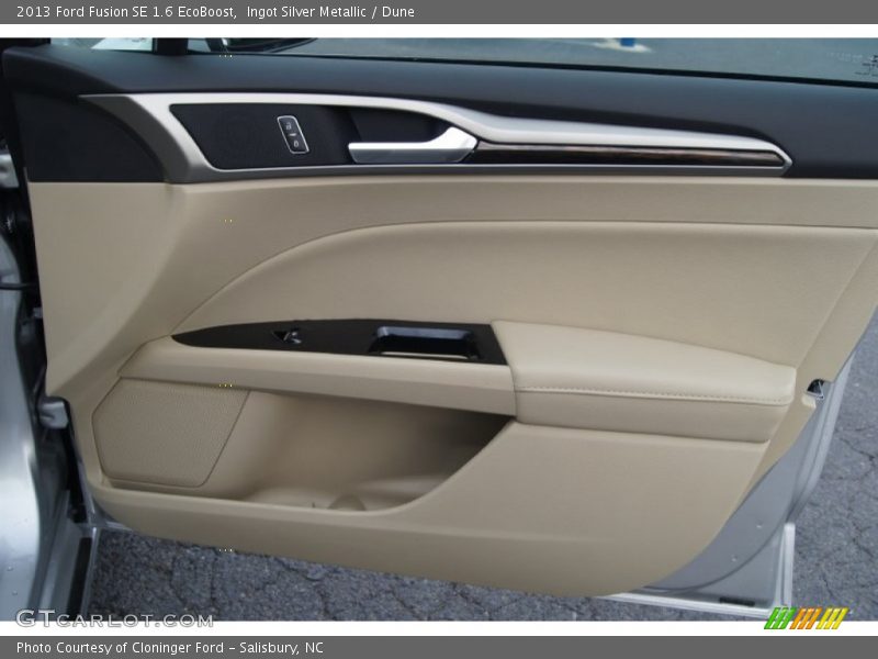 Ingot Silver Metallic / Dune 2013 Ford Fusion SE 1.6 EcoBoost