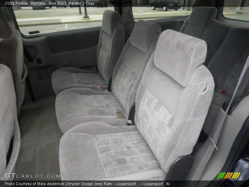 Blue Black Metallic / Gray 2001 Pontiac Montana