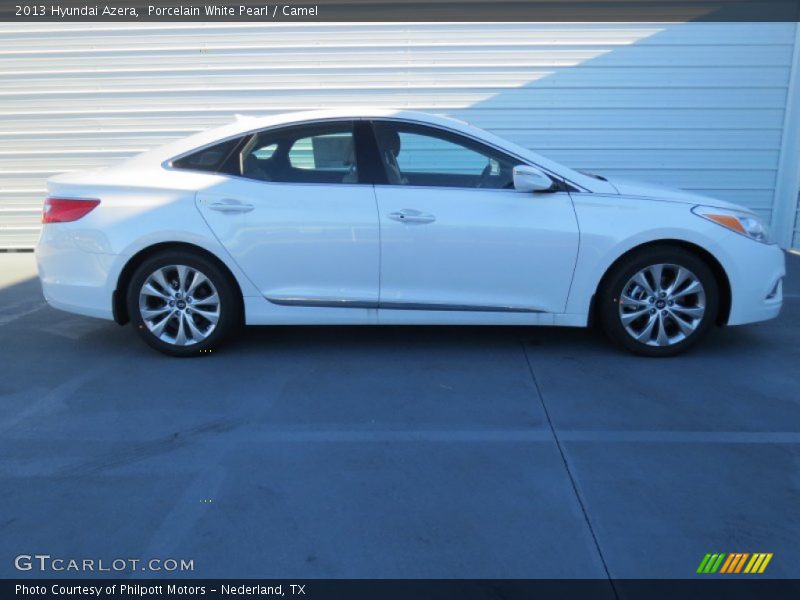 Porcelain White Pearl / Camel 2013 Hyundai Azera