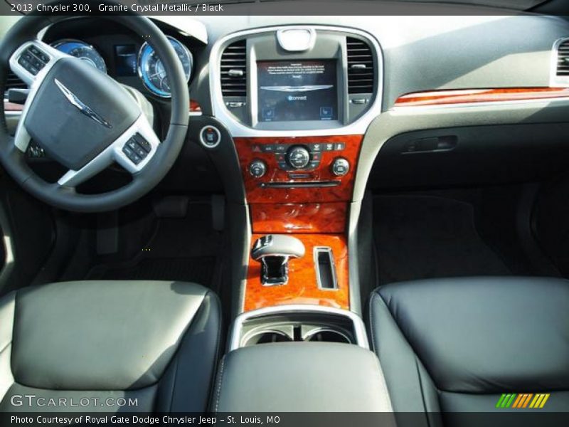 Granite Crystal Metallic / Black 2013 Chrysler 300
