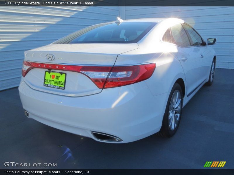 Porcelain White Pearl / Camel 2013 Hyundai Azera