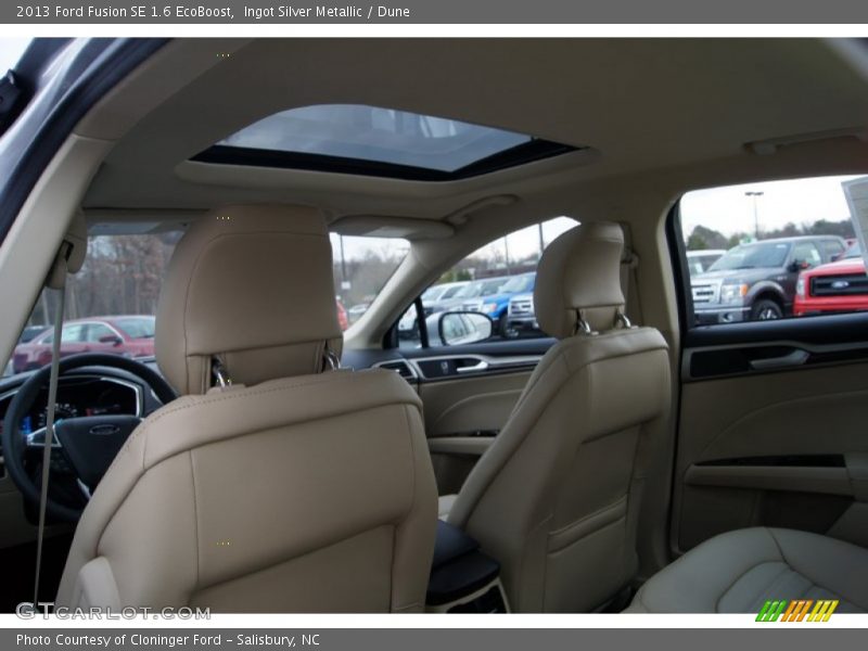 Ingot Silver Metallic / Dune 2013 Ford Fusion SE 1.6 EcoBoost