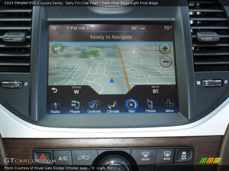 Navigation of 2013 300 C Luxury Series