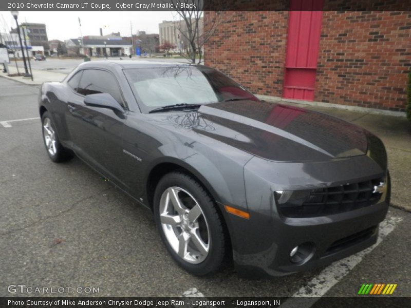 Cyber Gray Metallic / Black 2010 Chevrolet Camaro LT Coupe