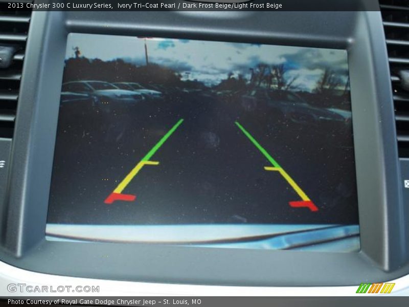 Ivory Tri-Coat Pearl / Dark Frost Beige/Light Frost Beige 2013 Chrysler 300 C Luxury Series