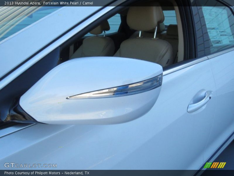 Porcelain White Pearl / Camel 2013 Hyundai Azera