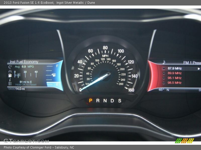  2013 Fusion SE 1.6 EcoBoost SE 1.6 EcoBoost Gauges