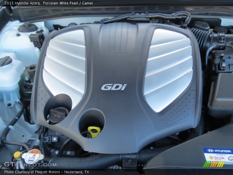  2013 Azera  Engine - 3.3 Liter GDI DOHC 24-Valve Dual-CVVT V6