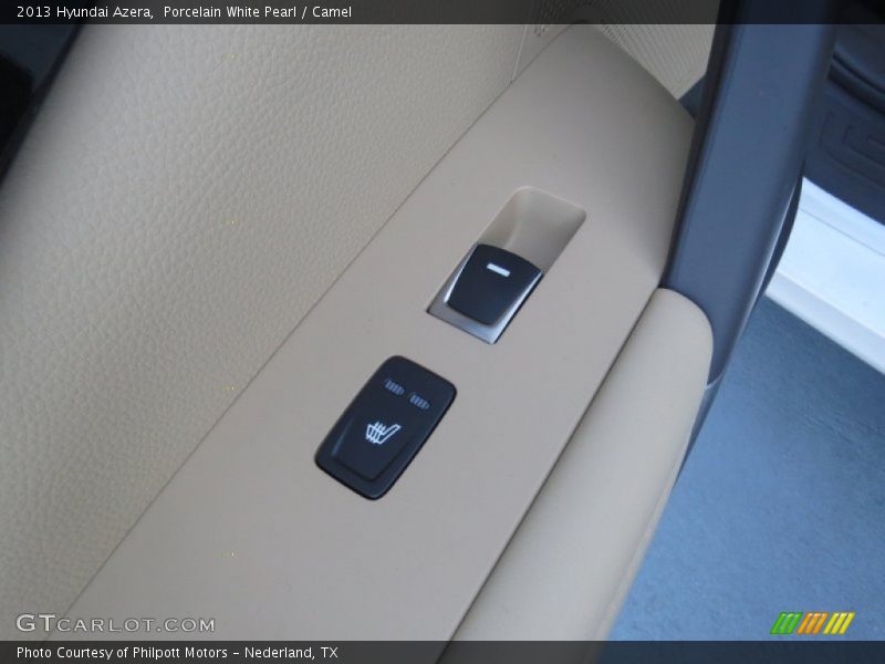 Porcelain White Pearl / Camel 2013 Hyundai Azera