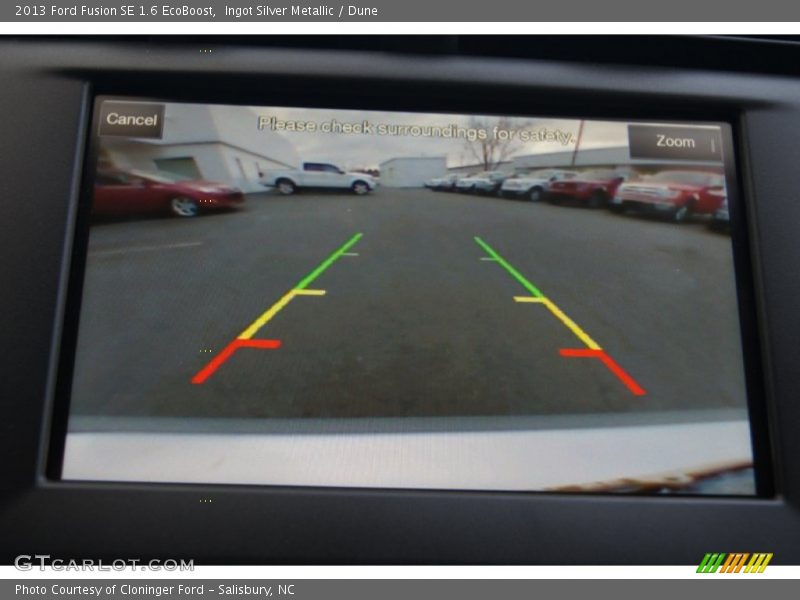 Ingot Silver Metallic / Dune 2013 Ford Fusion SE 1.6 EcoBoost