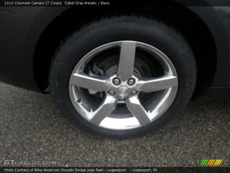 Cyber Gray Metallic / Black 2010 Chevrolet Camaro LT Coupe