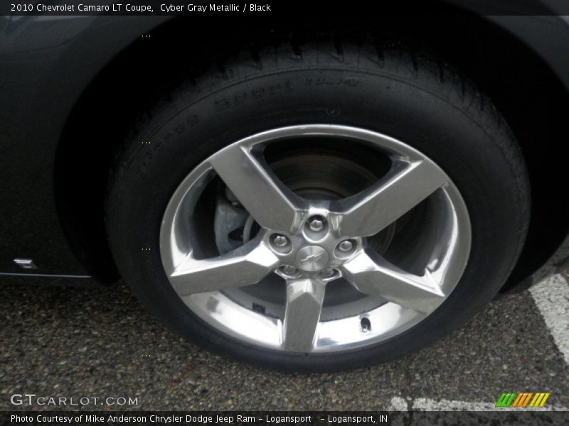 Cyber Gray Metallic / Black 2010 Chevrolet Camaro LT Coupe