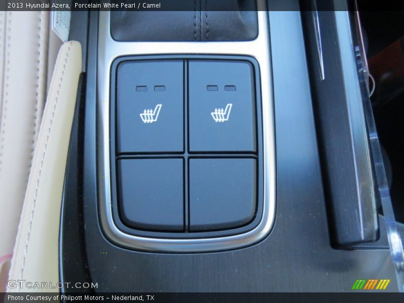 Porcelain White Pearl / Camel 2013 Hyundai Azera