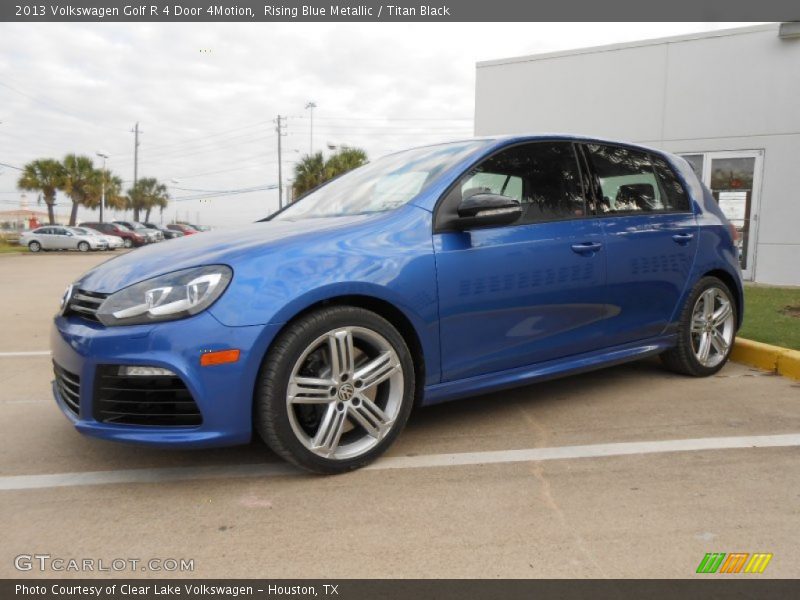 Rising Blue Metallic / Titan Black 2013 Volkswagen Golf R 4 Door 4Motion