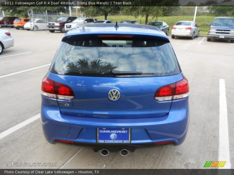 Rising Blue Metallic / Titan Black 2013 Volkswagen Golf R 4 Door 4Motion