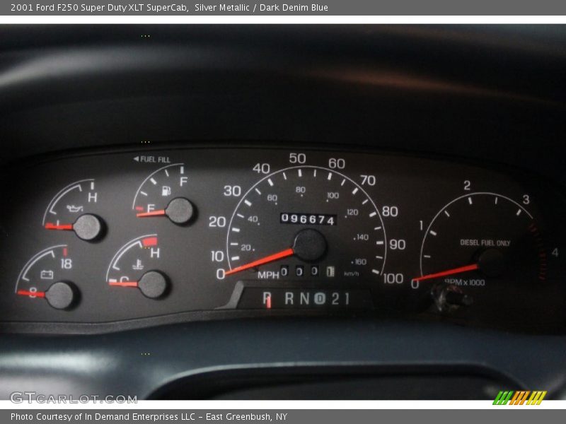  2001 F250 Super Duty XLT SuperCab XLT SuperCab Gauges