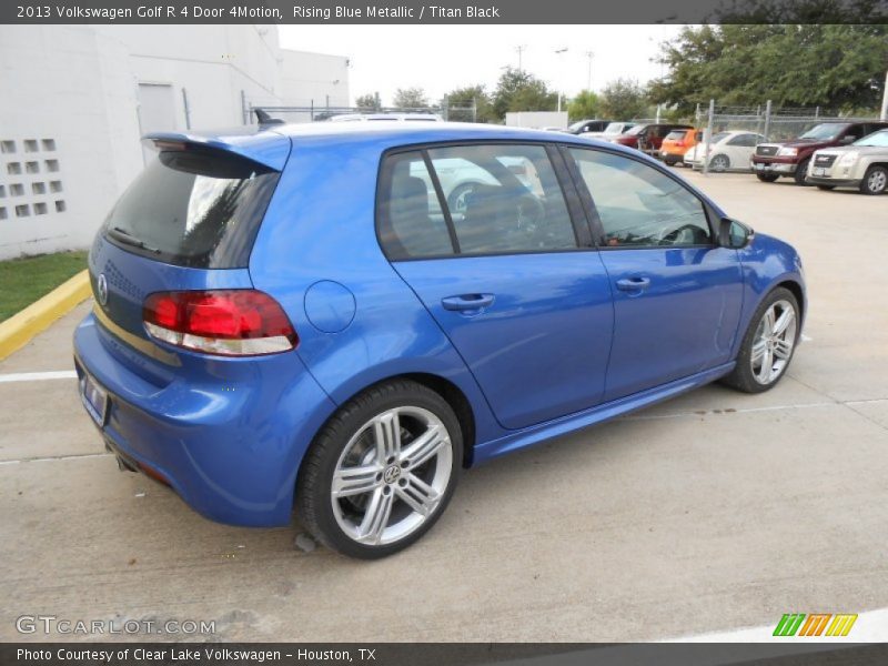Rising Blue Metallic / Titan Black 2013 Volkswagen Golf R 4 Door 4Motion