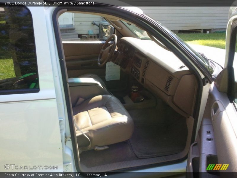 Bright White / Sandstone 2001 Dodge Durango SLT