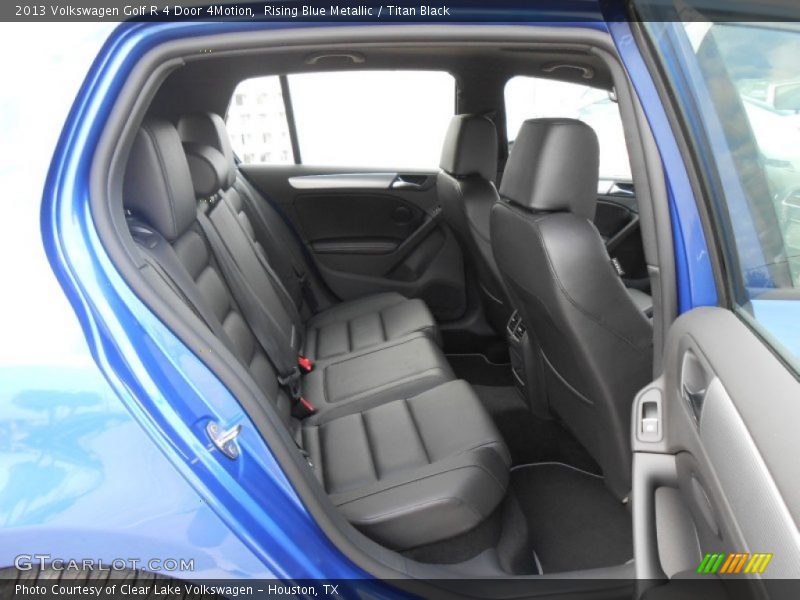 Rear Seat of 2013 Golf R 4 Door 4Motion