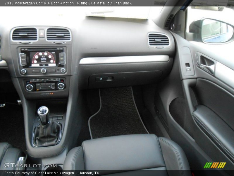 Rising Blue Metallic / Titan Black 2013 Volkswagen Golf R 4 Door 4Motion