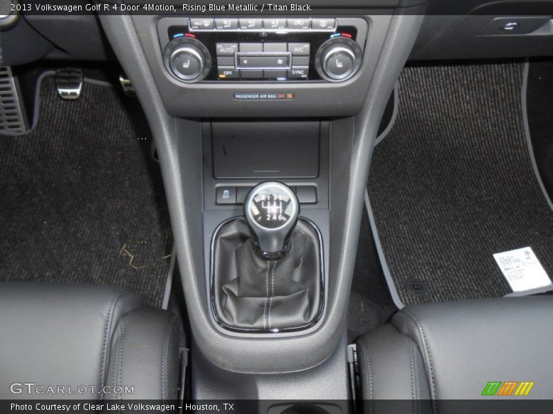  2013 Golf R 4 Door 4Motion 6 Speed Manual Shifter
