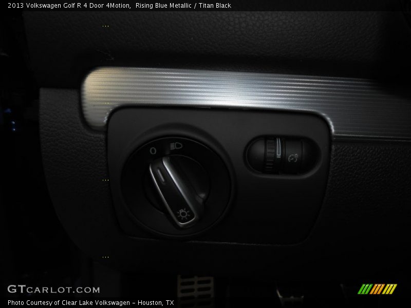 Rising Blue Metallic / Titan Black 2013 Volkswagen Golf R 4 Door 4Motion