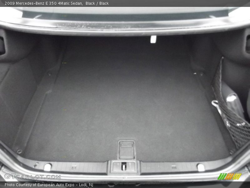 Black / Black 2009 Mercedes-Benz E 350 4Matic Sedan