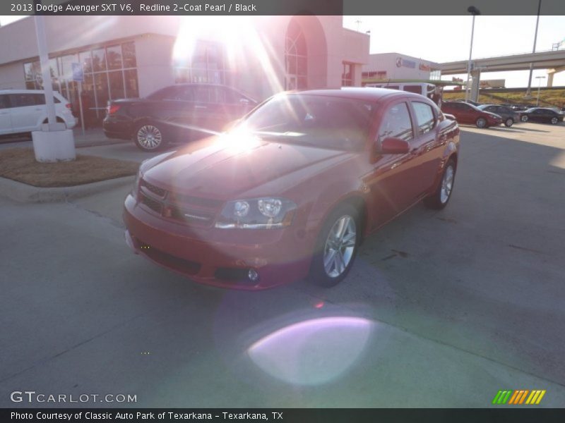 Redline 2-Coat Pearl / Black 2013 Dodge Avenger SXT V6
