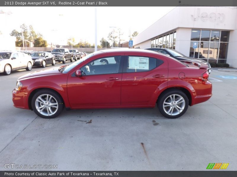 Redline 2-Coat Pearl / Black 2013 Dodge Avenger SXT V6