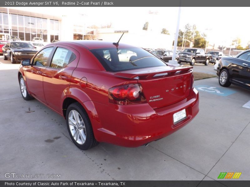 Redline 2-Coat Pearl / Black 2013 Dodge Avenger SXT V6
