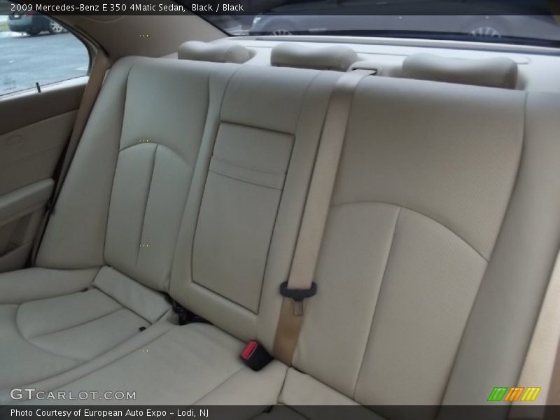 Black / Black 2009 Mercedes-Benz E 350 4Matic Sedan