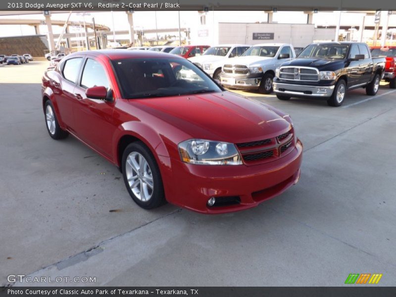 Redline 2-Coat Pearl / Black 2013 Dodge Avenger SXT V6
