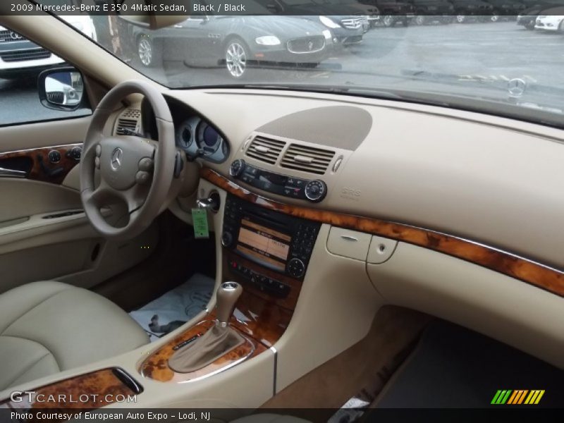 Black / Black 2009 Mercedes-Benz E 350 4Matic Sedan
