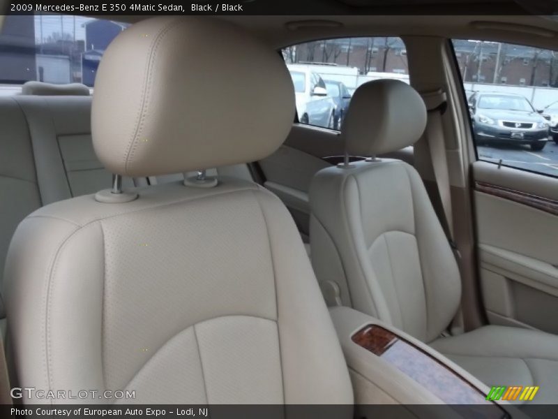 Black / Black 2009 Mercedes-Benz E 350 4Matic Sedan