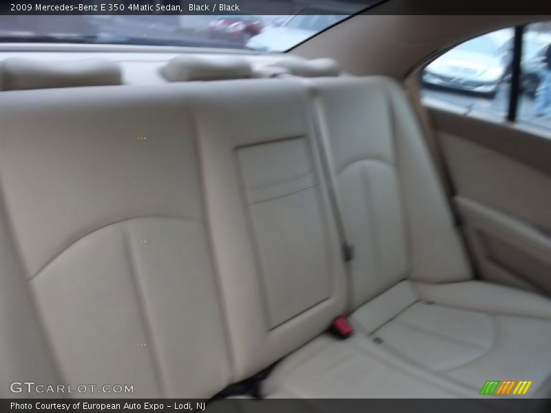 Black / Black 2009 Mercedes-Benz E 350 4Matic Sedan