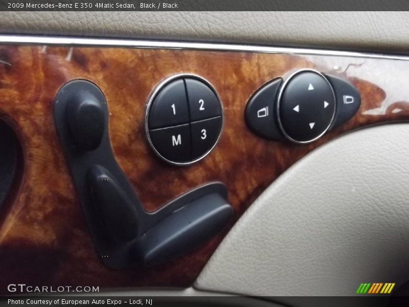 Black / Black 2009 Mercedes-Benz E 350 4Matic Sedan