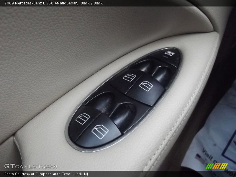 Black / Black 2009 Mercedes-Benz E 350 4Matic Sedan